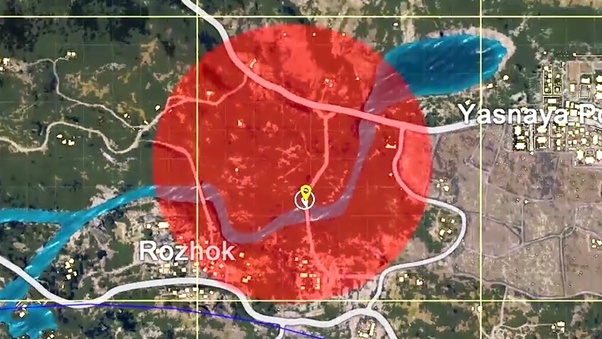 What does the 'red zone' in PUBG signify? - Quora