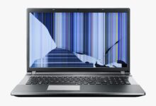 Broken laptop screen issue resolve