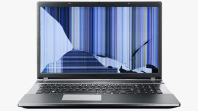 Broken laptop screen issue resolve