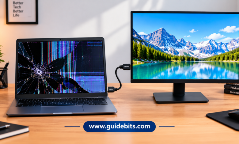 Back Up Data from a Broken Laptop Screen